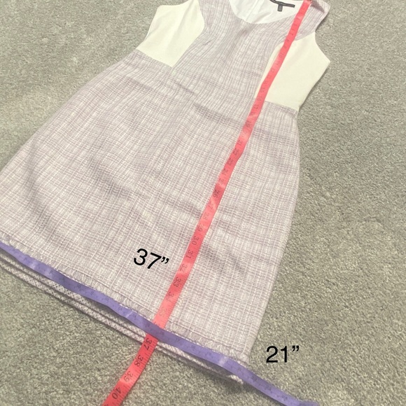 Tweed Side-Panel Sleeveless A-Line Dress, 10 - Picture 7 of 16